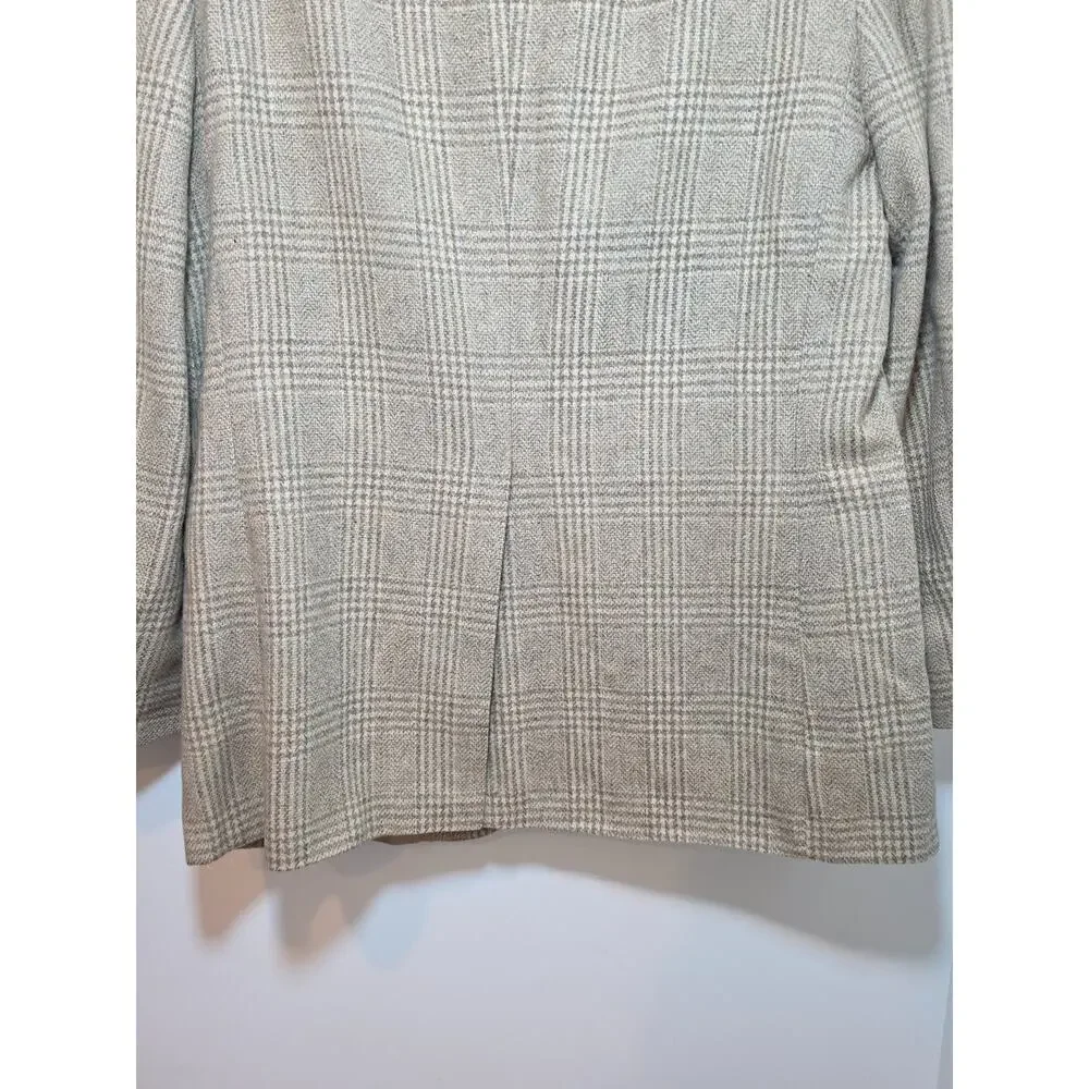 Vtg Chaps Ralph Lauren Tan Scottish Camel Hair Sport Coat Blazer 40S